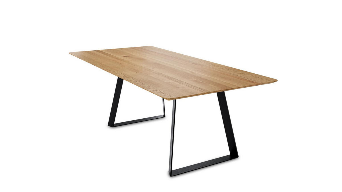 MASSIVHOLZTISCH Dagmar 2 160x75x90 Esszimmertisch Wildeiche geölt - Wildeiche, Holz (160/75/90cm) - 58aufmkessel