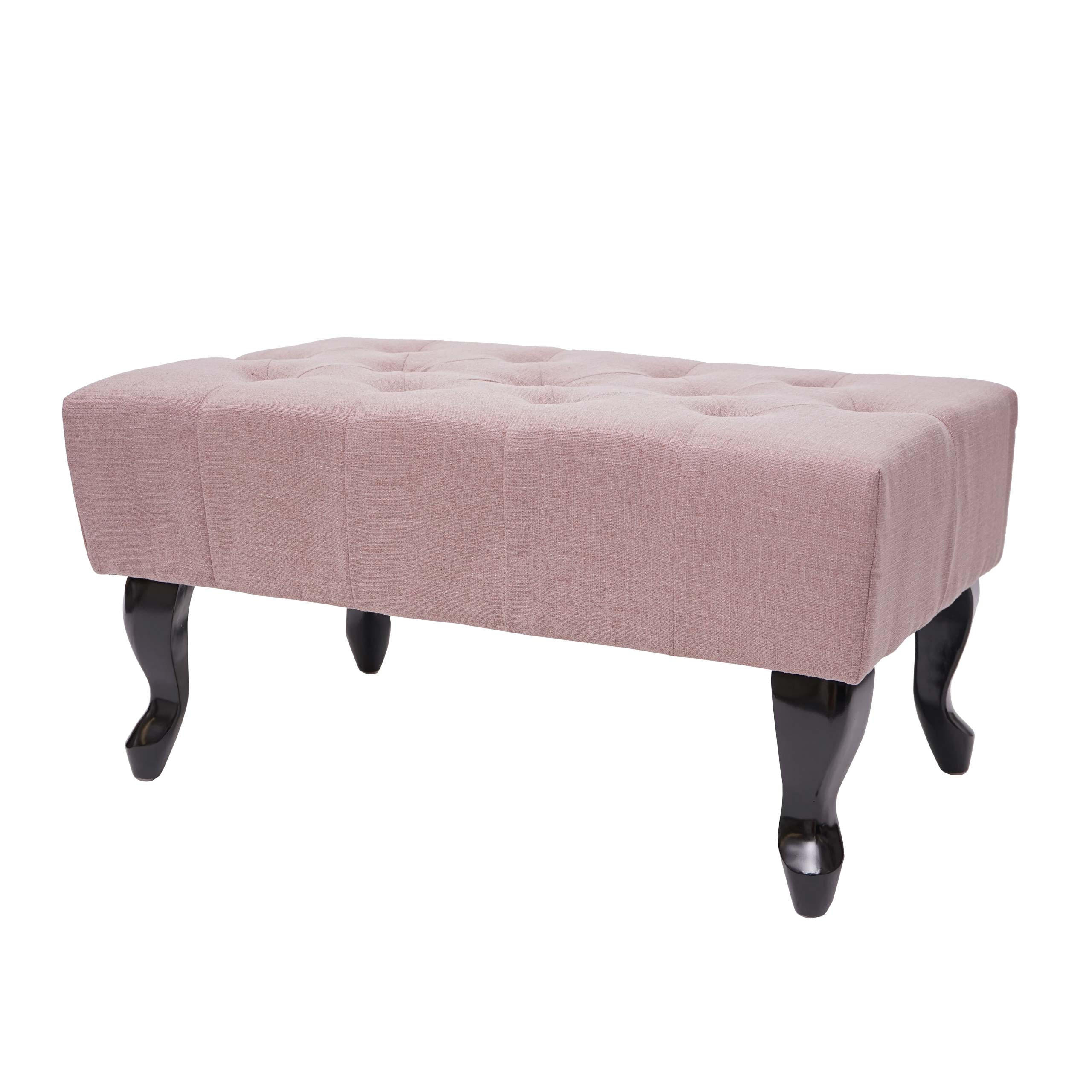 OTTOMANE WASSERABWEISEND Pink - Pink, Textil (77/39/47cm) - MCW