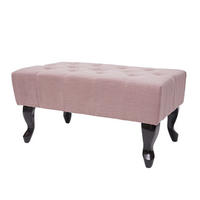OTTOMANE WASSERABWEISEND Pink - Pink, Textil (77/39/47cm) - MCW