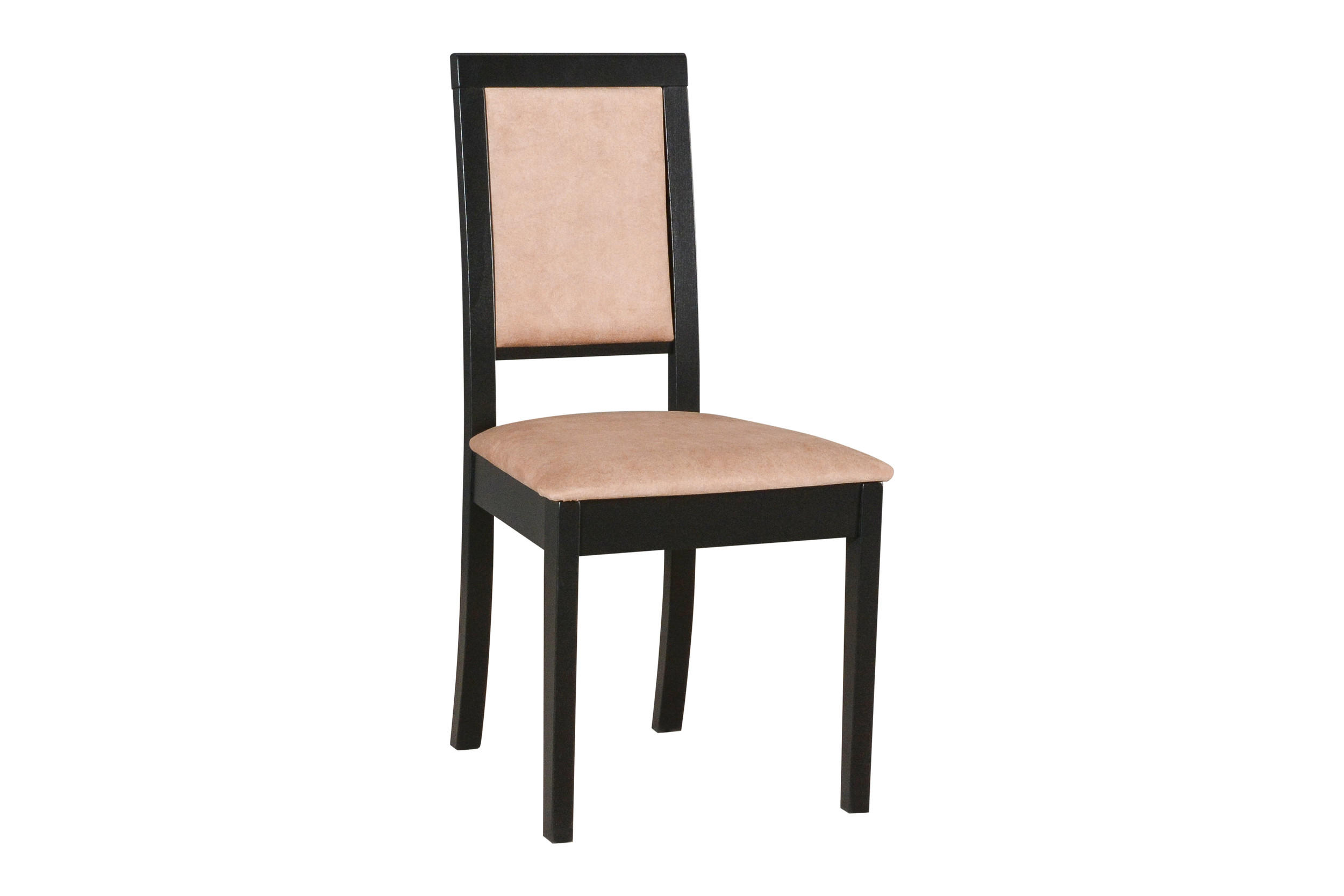 STUHL 2er Set Roma 13, schwarz - Messingfarben/Schwarz, Holz (47/93/43cm) - Leaf Design