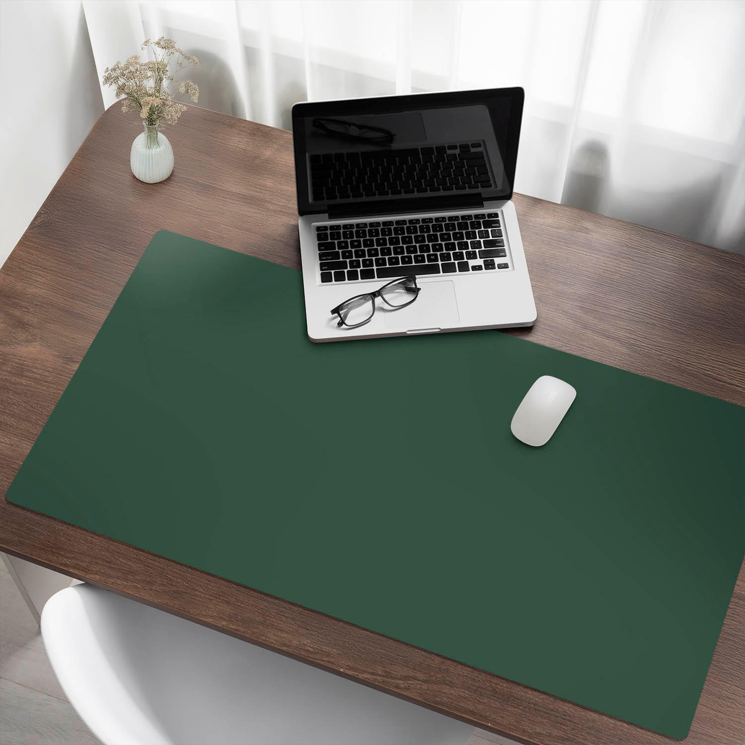 SCHREIBTISCHUNTERLAGE 120x60 cm Grün - Salbeigrün, Kunststoff (120/60/1.6cm) - Wallfluent