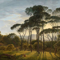 FOTOTAPETE italienische Landschaft 372 x 279 cm - Grün, Papier (372/279cm) - ESTAhome