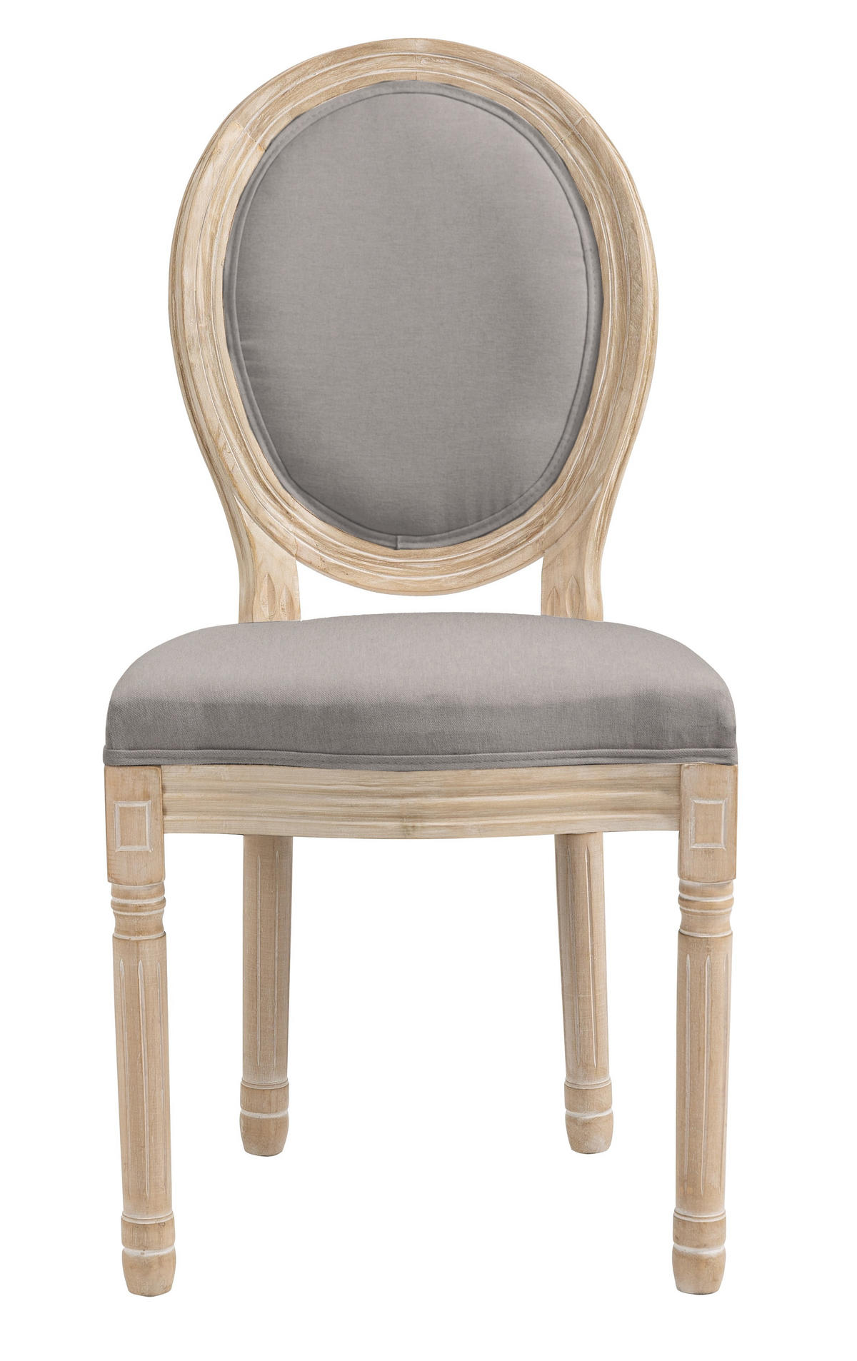 STUHL 2er-Set Holz Grau - Grau, Holz (50/95/58cm) - Nordlys