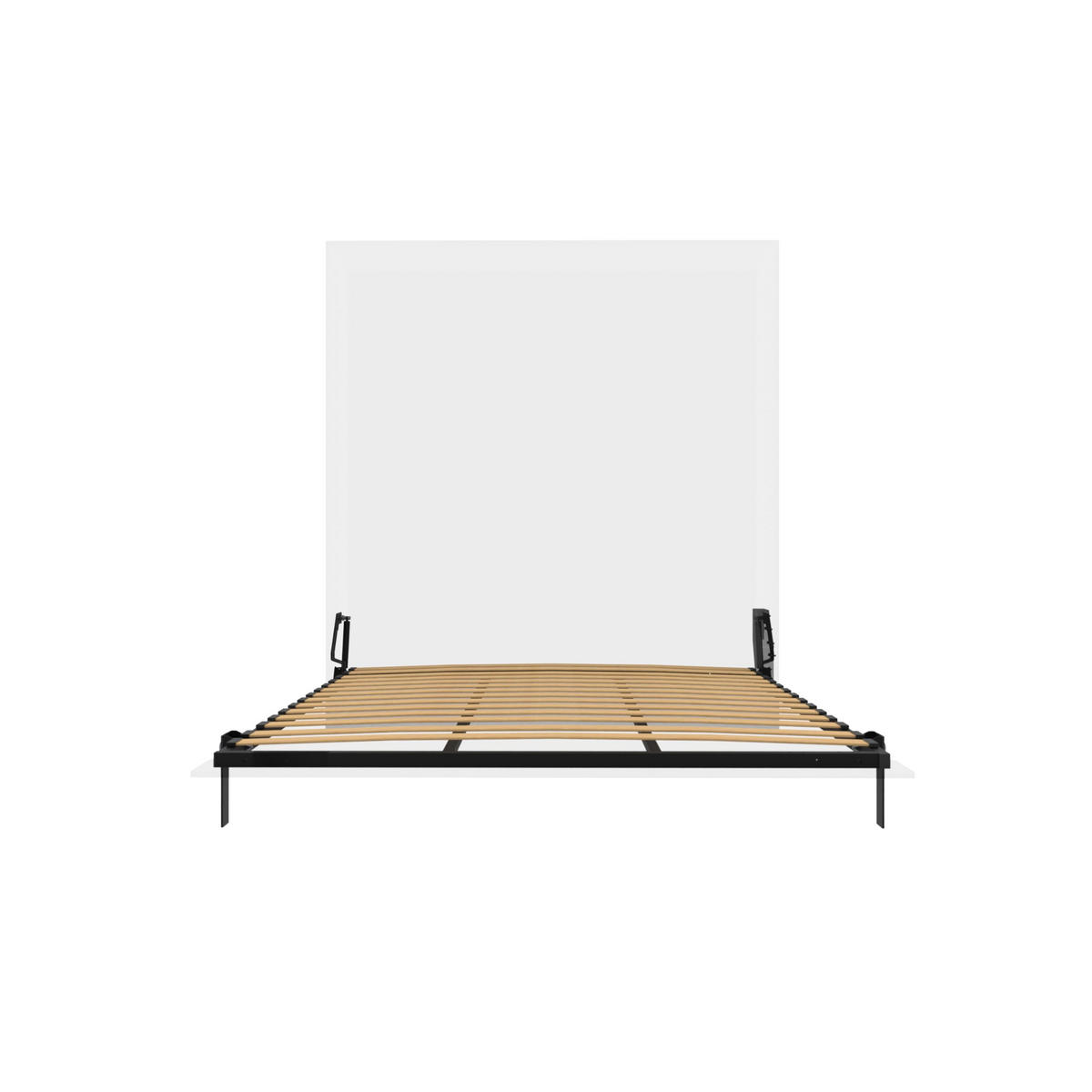 SCHRANKBETT Morphy Einbaubares 180x200 Vertikal - Weiß, Holz (180/200cm) - WallBedKing