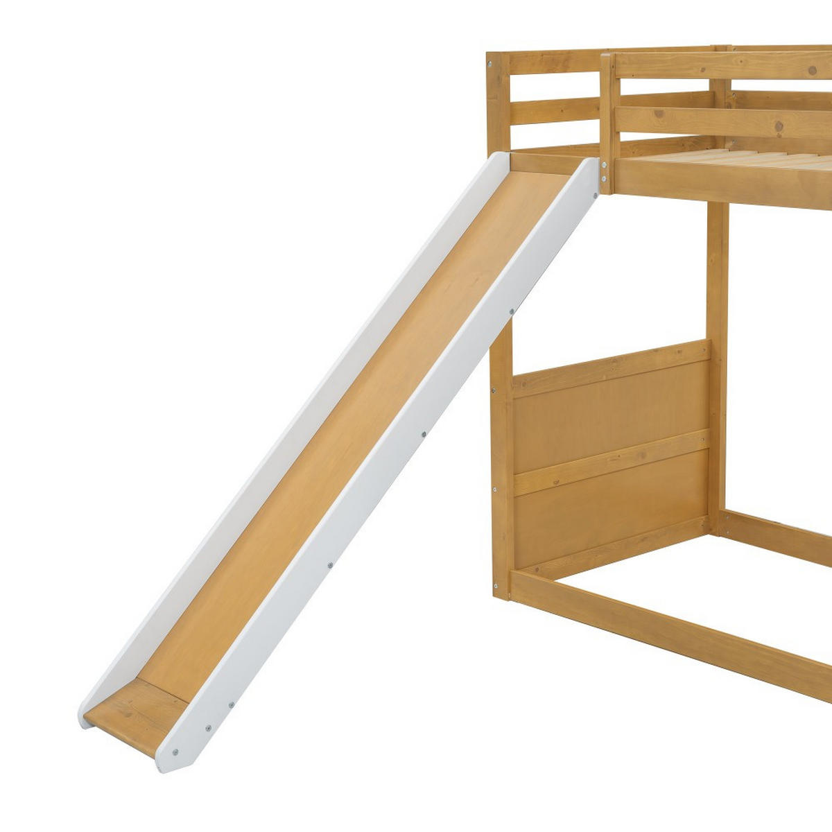 ETAGENBETT 90x200cm in Natur mit 3 Schließfächer in der Treppe - Naturfarben, Holz (90/200cm) - KOMHTOM