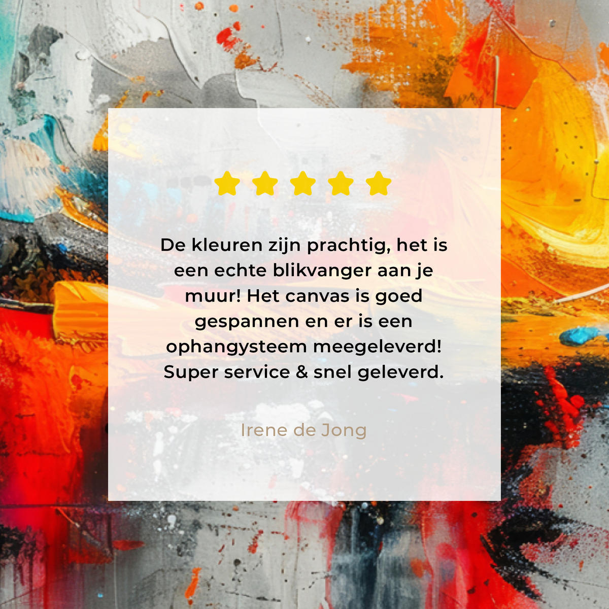 LEINWANDBILD Moderne Kunst - Orange - Grau - Abstrakt Wohnzimmer Groß 120x80 cm - Hellgrau, Textil (120/80cm) - MuchoWow