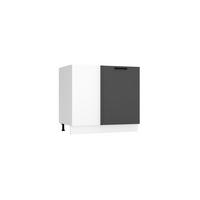 ECKUNTERSCHRANK DNP P/L - Morvex - Praktische Ecklösung - Anthrazit, Holz/Metall (90/82/52.4cm) - ROYAL24_MARKT