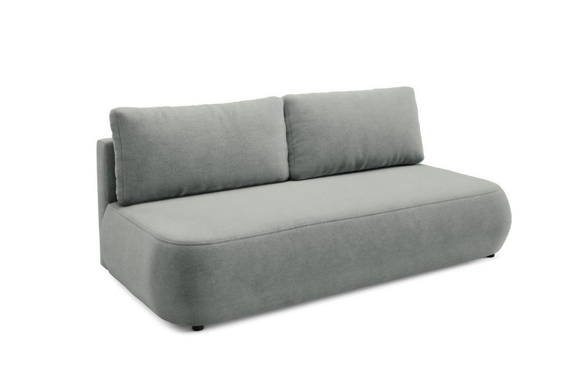 SCHLAFSOFA mit Bettkasten Grau - Schwarz/Grau, Holz/Holzwerkstoff (210/82/106cm) - Furnisell