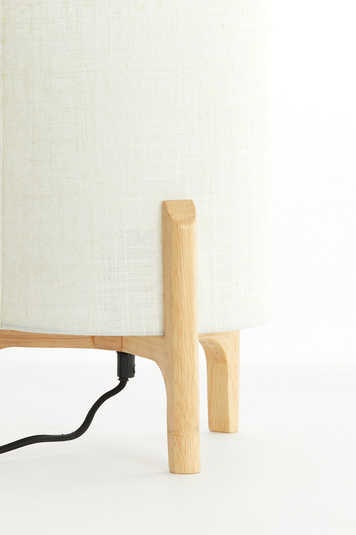 TISCHLAMPE Litto Braun Ø22/33 cm - Braun, Holz (22/22/33cm) - Light & Living
