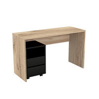 SCHREIBTISCH AMATO 130x50x75 cm Bürotisch Computertisch, Eichefarben - Eichefarben, Holzwerkstoff (50/130/75cm) - MASSENO