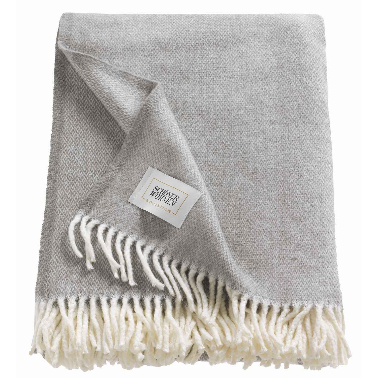 KUSCHELDECKE RELAX - Hellgrau, Textil (140/200cm) - Schöner Wohnen