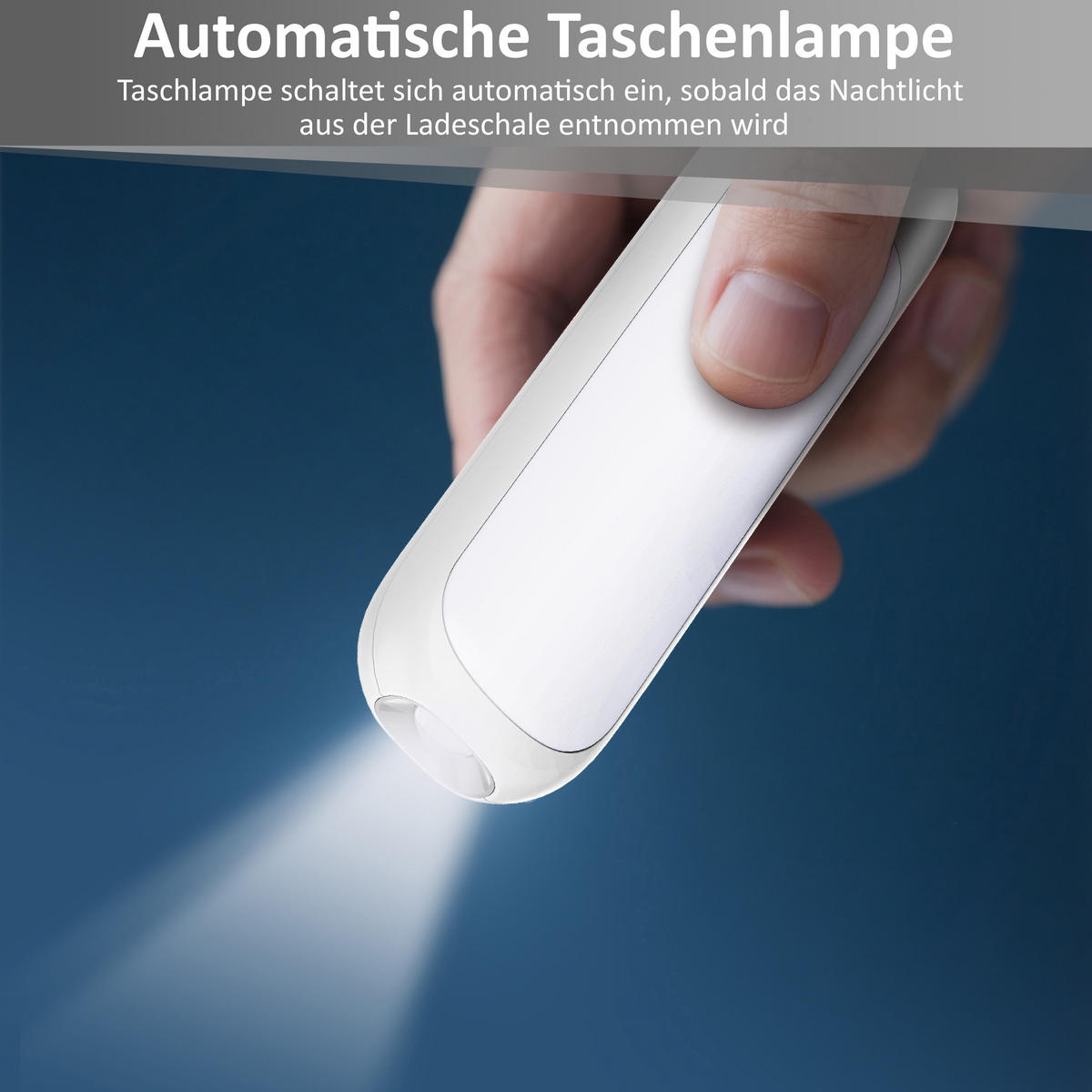 LED-ORIENTIERUNGSLEUCHTE Oval Weiß Kunststoff 2er-Set - Weiß, Kunststoff (8/5/14cm) - Northpoint