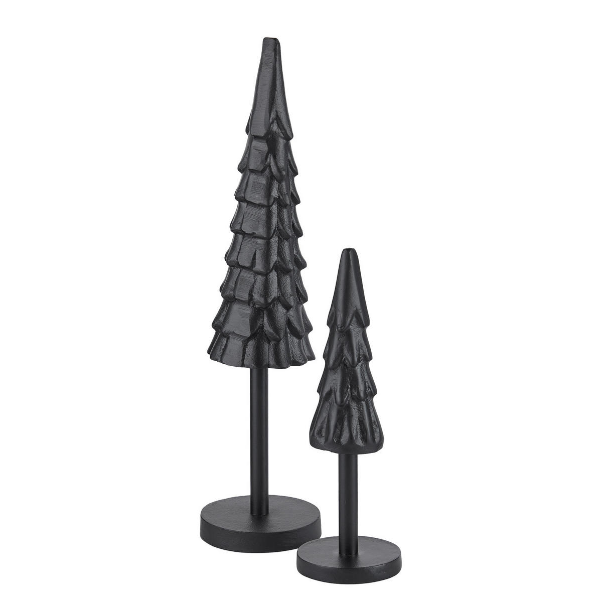 DEKO-TANNE Black Forest - Schwarz, Metall (8/25/8cm) - Butlers