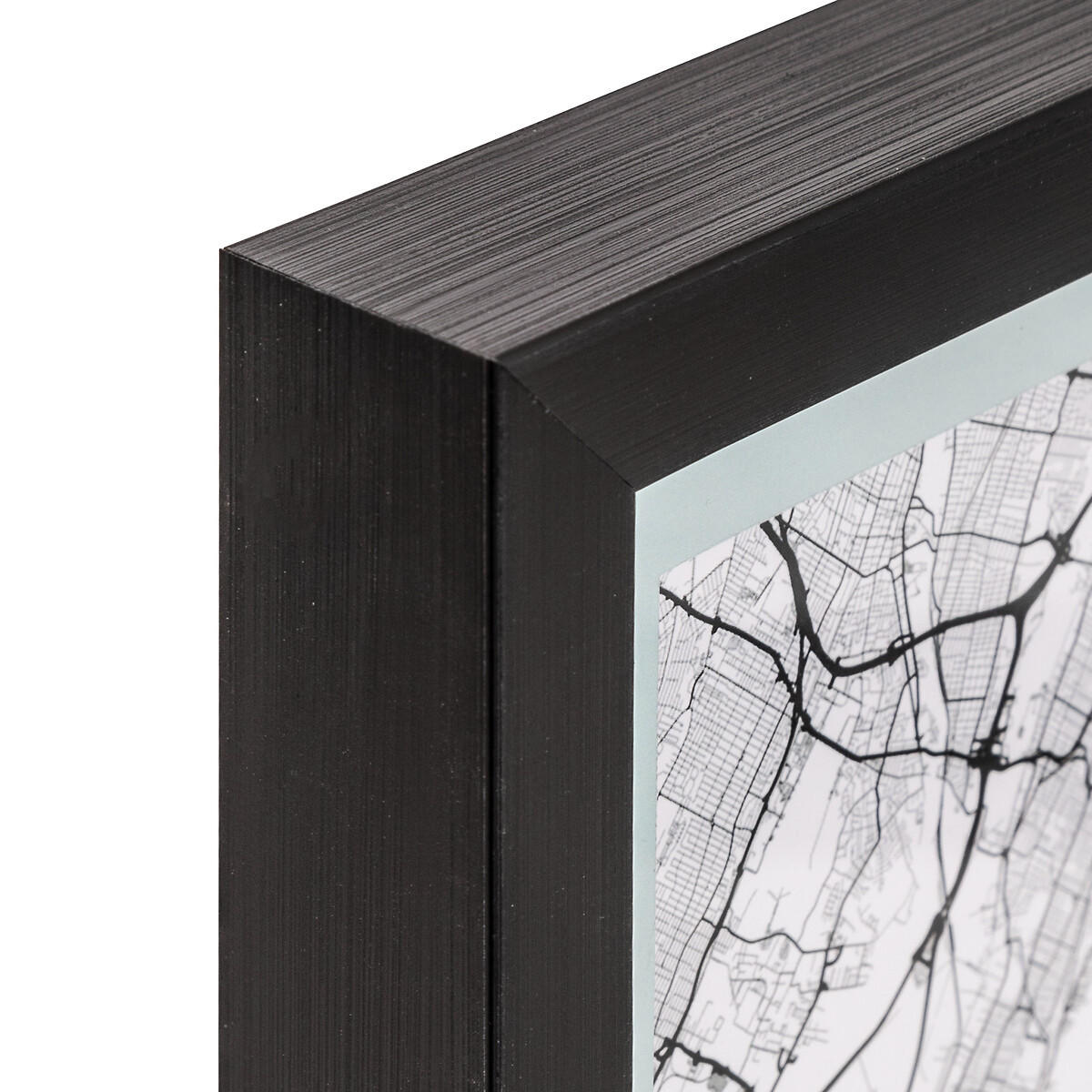 POSTER Stadtplan 18/24 cm - Grün, Holzwerkstoff (18/24cm) - Atmosphera Createur d´interieur