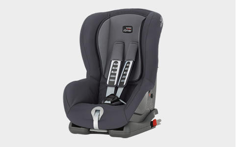 Kindersitz grau