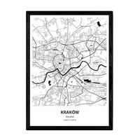 POSTER Krakau - Polen A3 Rahmenlos - Klar, Papier (29.7/5/42cm) - Nacnic