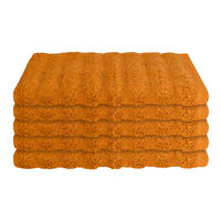 GÄSTETUCHSET Neapel - 5-teilig - 30x50 cm - Terrakotta - Terracotta, Textil (30/50cm) - SCHIESSER