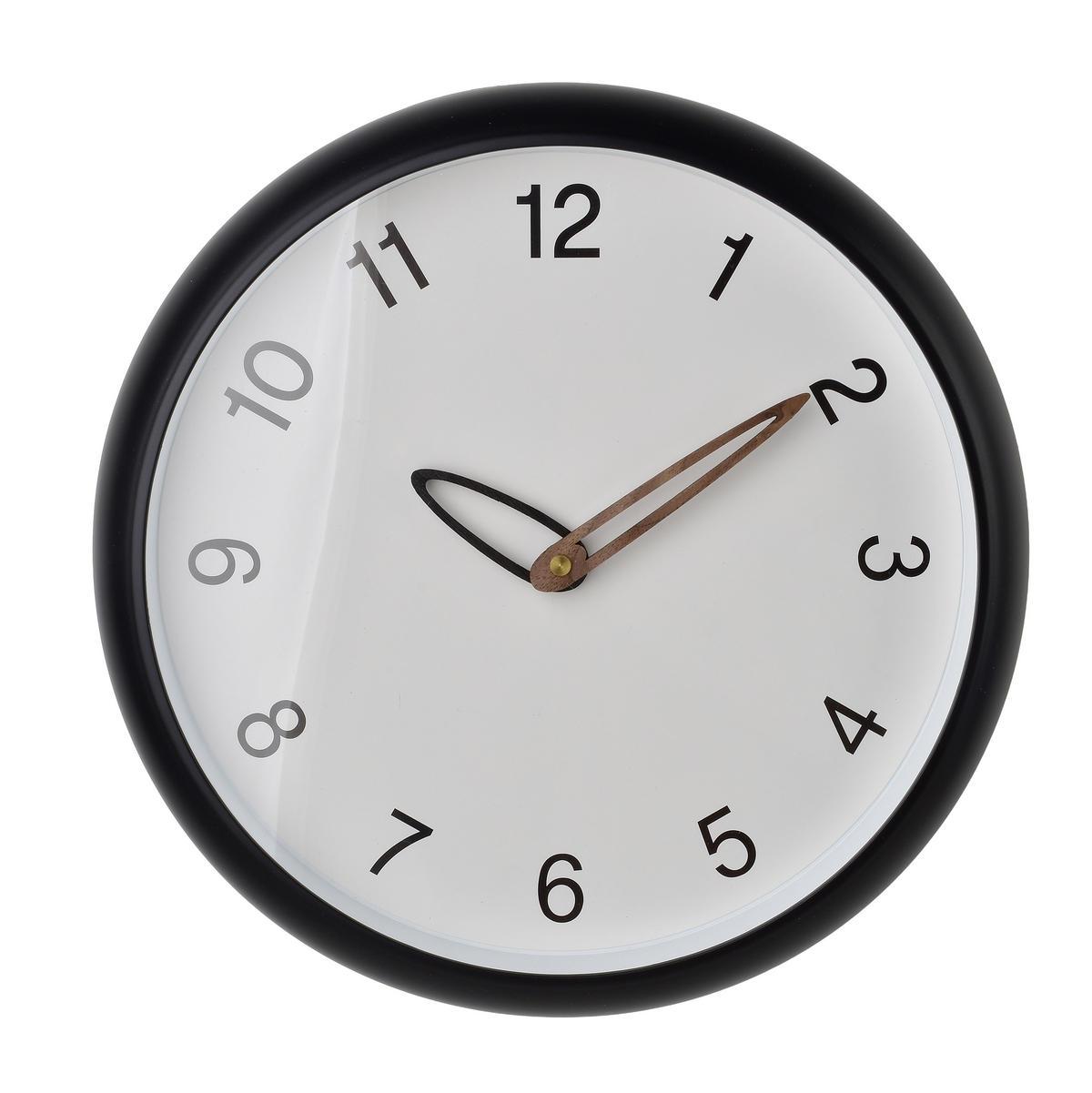 WANDUHR Ramsey Schwarz 30x30x4,5 cm Kunststoff - Schwarz, Kunststoff (4.5/30/30cm) - Mondex