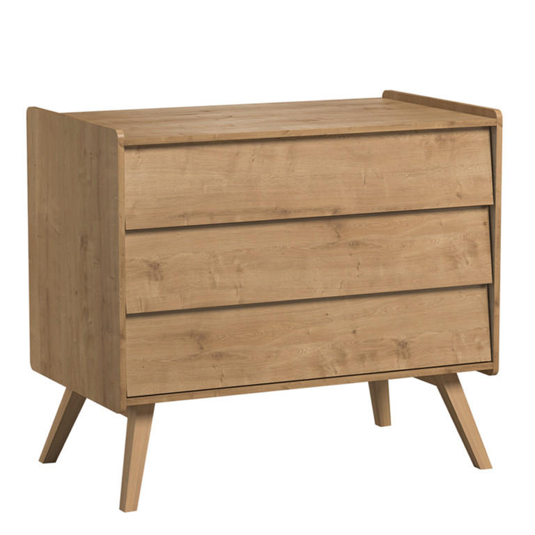 DJEČJA KOMODA drvo - smeđa, drvni materijal (100/90/59cm) - Petits-meubles