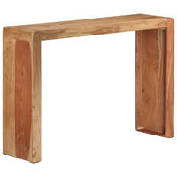 KONSOLENTISCH 110/30/76 Cm Massivholz Akazie - Braun, Holz (110/30/76cm) - vidaXL