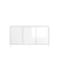 SIDEBOARD mit 3 Türen L156 cm - City - Weiß, Holzwerkstoff (40/84/156cm) - Calicosy