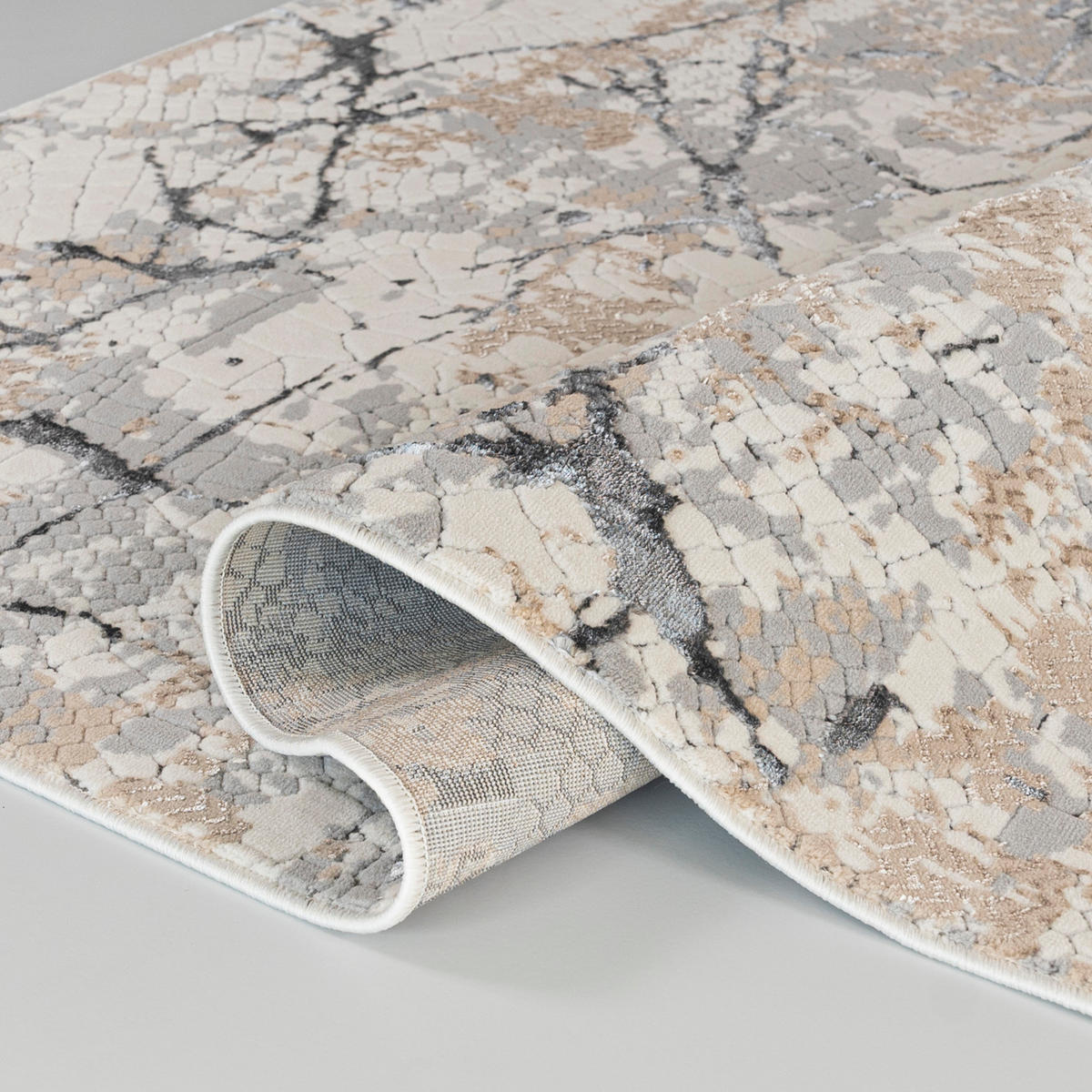 MAZOVIA TEPPICH JE18A - Beige - 200 x 300 cm - Beige, Textil (200/300cm) - Mazovia