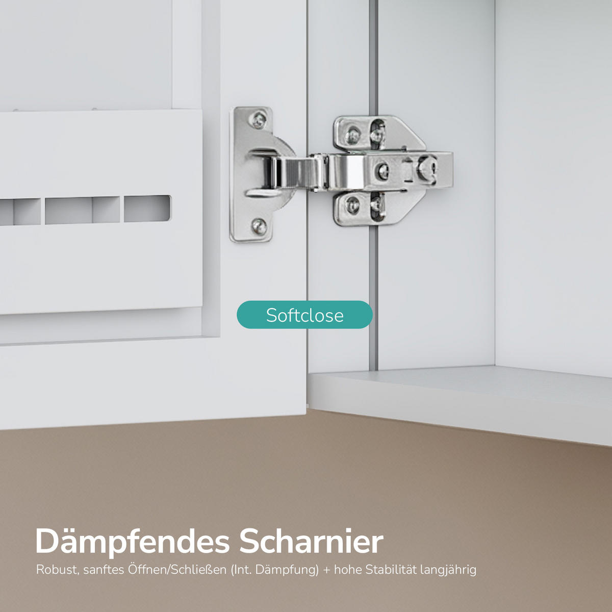 SPIEGELSCHRANK mattweiß 65/50/14,5 cm - Weiß, Glas (50/65/15cm) - EMKE