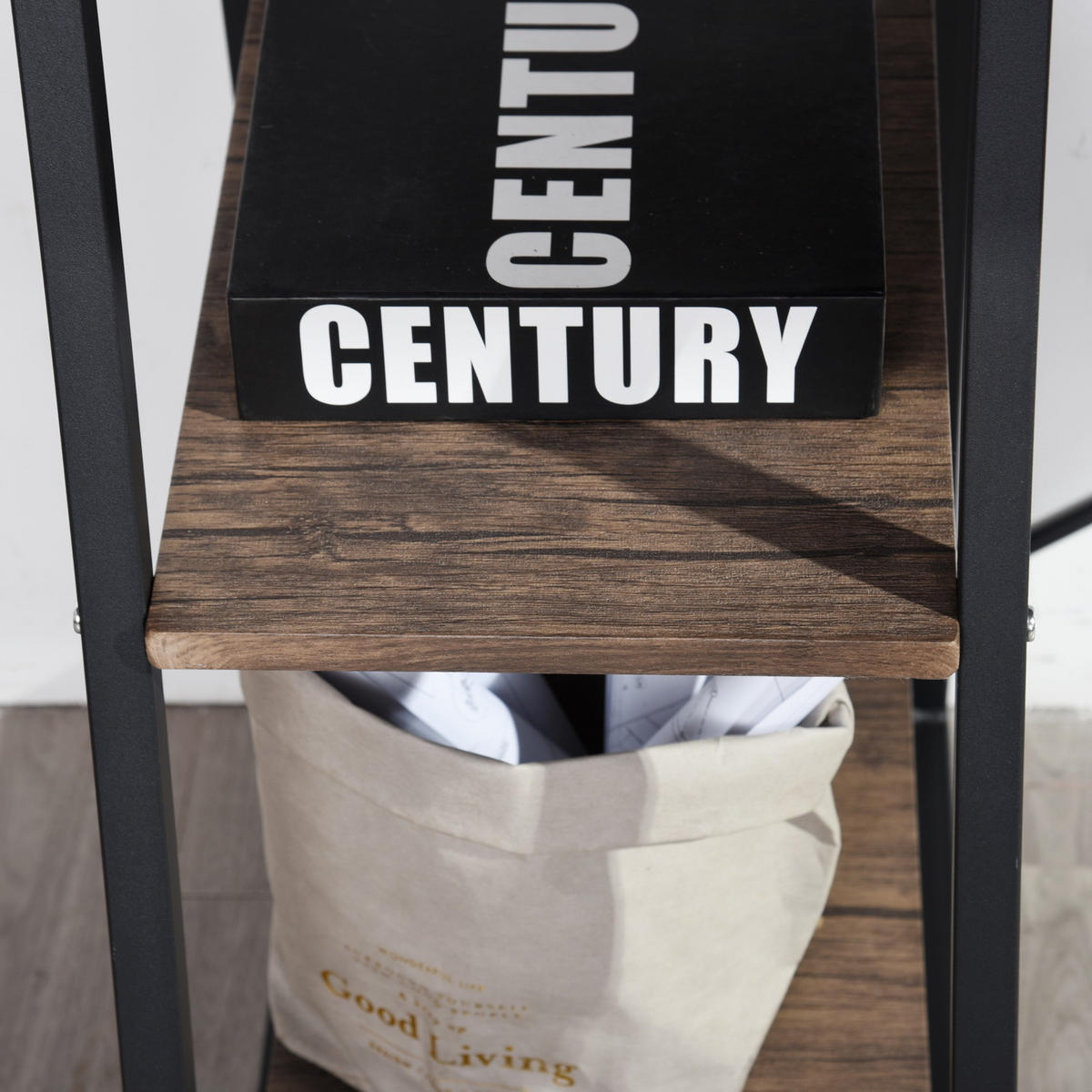 SCHREIBTISCH braun - Braun, Holzwerkstoff/Metall (50/117/75cm) - Urban Meuble