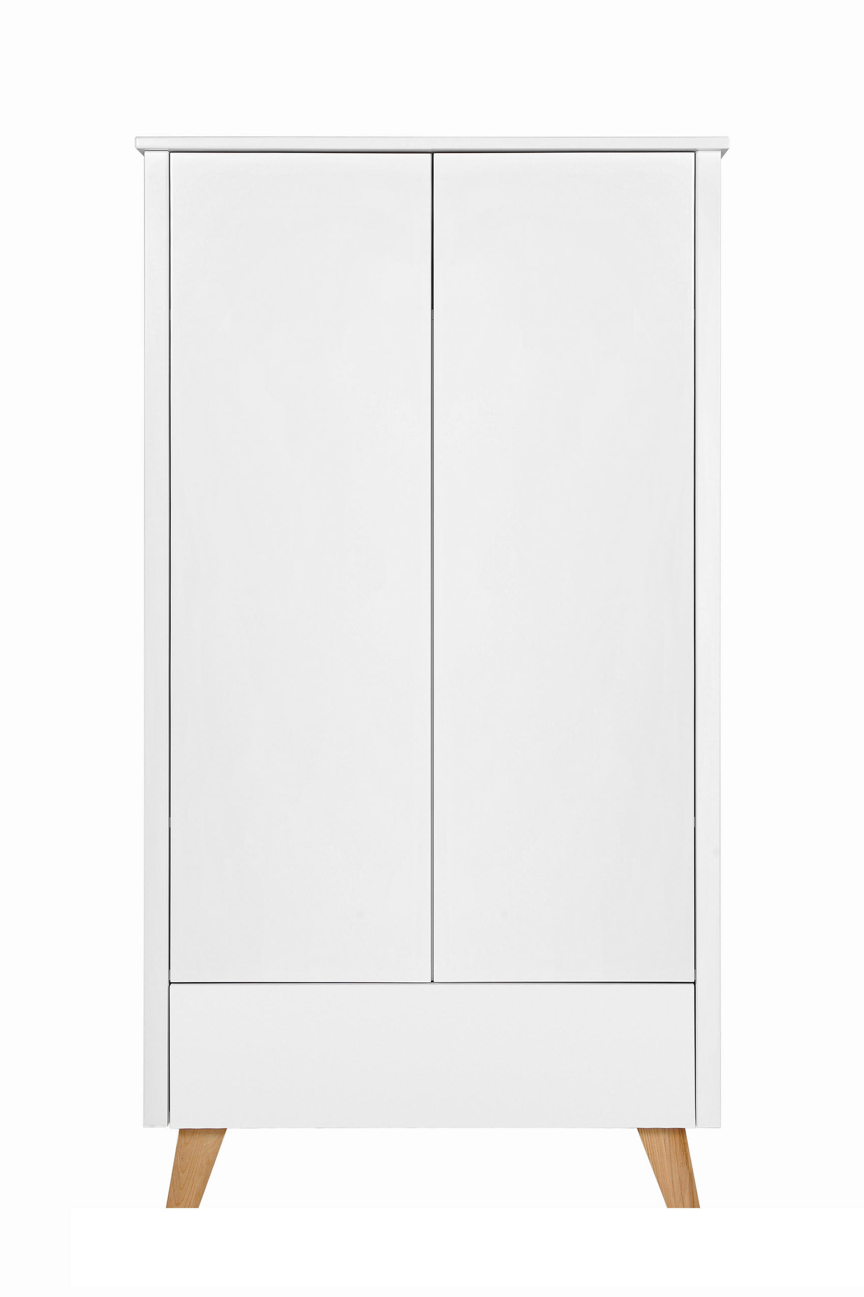 DETSKÁ SKRIŇA Zara_2, 2-dverová – ideálna do detskej izby - biela, kompozitné drevo (94/176/51.5cm) - RAUMHIRSCH FURNITURE