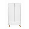 KINDERKLEIDERSCHRANK Zara_2, 2-türig – ideal für das Kinderzimmer - Weiß, Holzwerkstoff (94/176/51.5cm) - RAUMHIRSCH FURNITURE