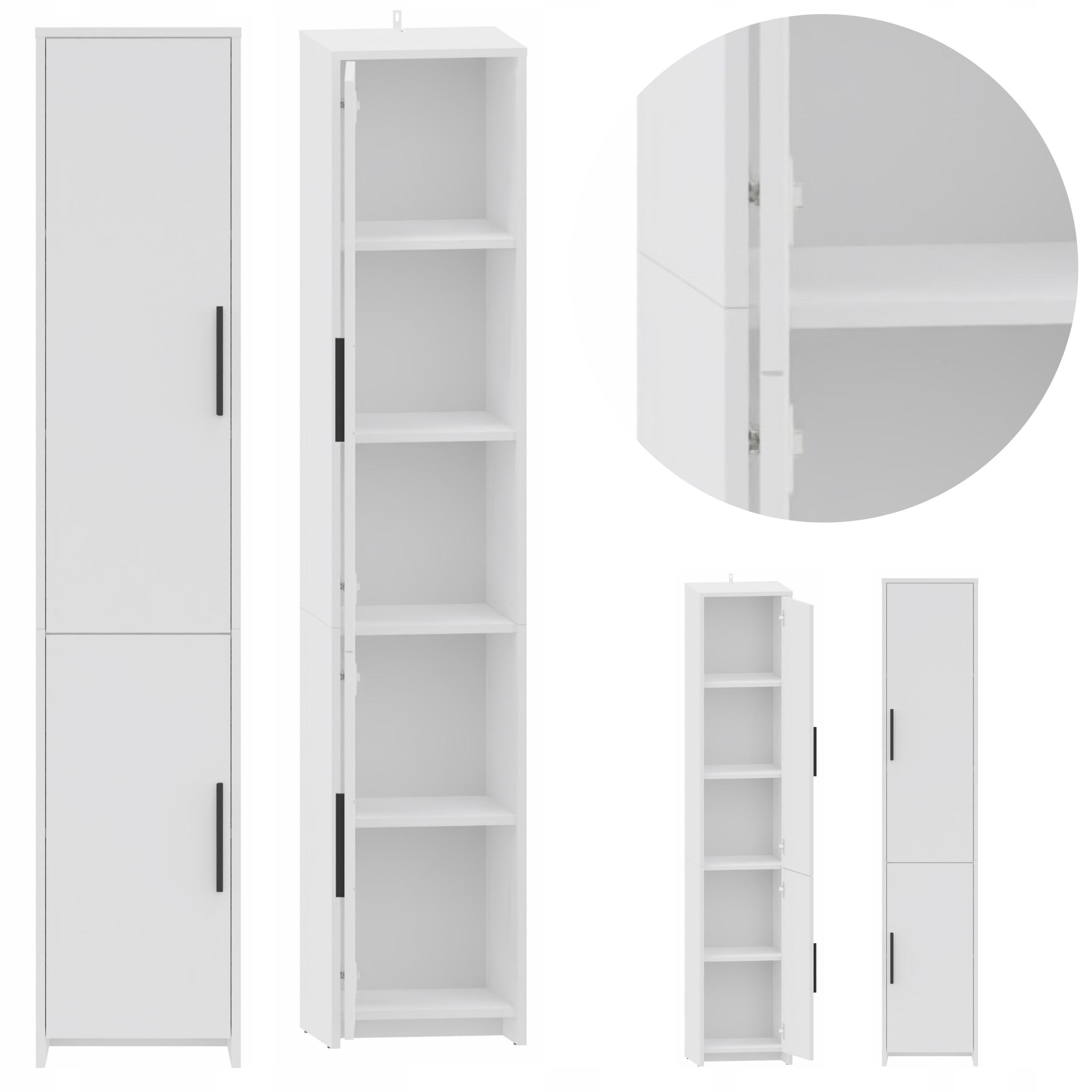 BÜCHERREGAL ALTIVO REG 36 2D Weiß 36/35,9/183,5 cm - Weiß, Holzwerkstoff (36/183.5/35.9cm) - Matkam Möbel