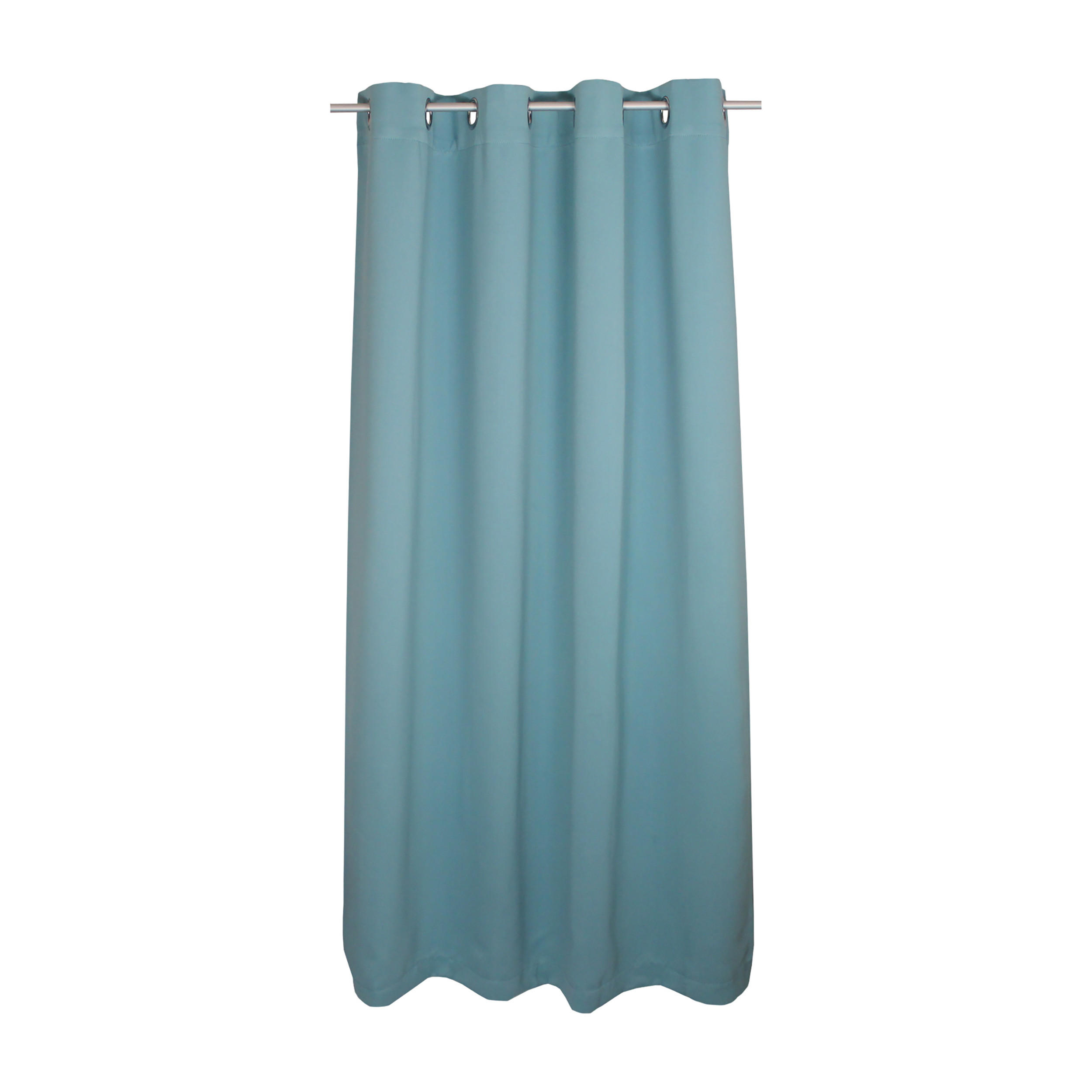 VERDUNKELUNGSVORHANG Ösen 140/245 cm Mint Blau - Hellblau, Textil (140/245cm) - TiborTex