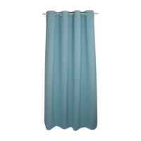VERDUNKELUNGSVORHANG Ösen 140/245 cm Mint Blau - Hellblau, Textil (140/245cm) - TiborTex