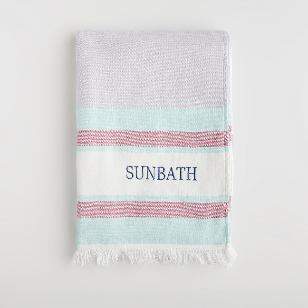 STRANDTUCH Sunbath - Violett, Textil (140/190cm) - home&you