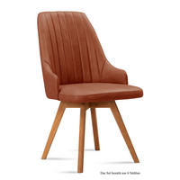 ESSZIMMERSTUHL (6er-Set) Domka 52x91x60 Eiche geölt/Cognac - Cognac/Eichefarben, Kunststoff (60/91/52cm) - 58aufmkessel