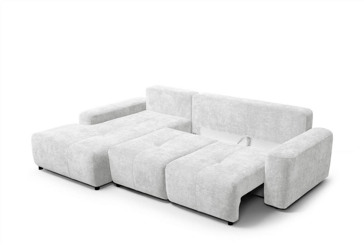 ECKSOFA Argos In Vibe - Hellgrau, Holzwerkstoff/Textil (170/267cm) - Fun Möbel