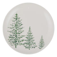 TELLER Winter Joy Tannenbäume - Grün, Keramik (2.5cm) - Butlers