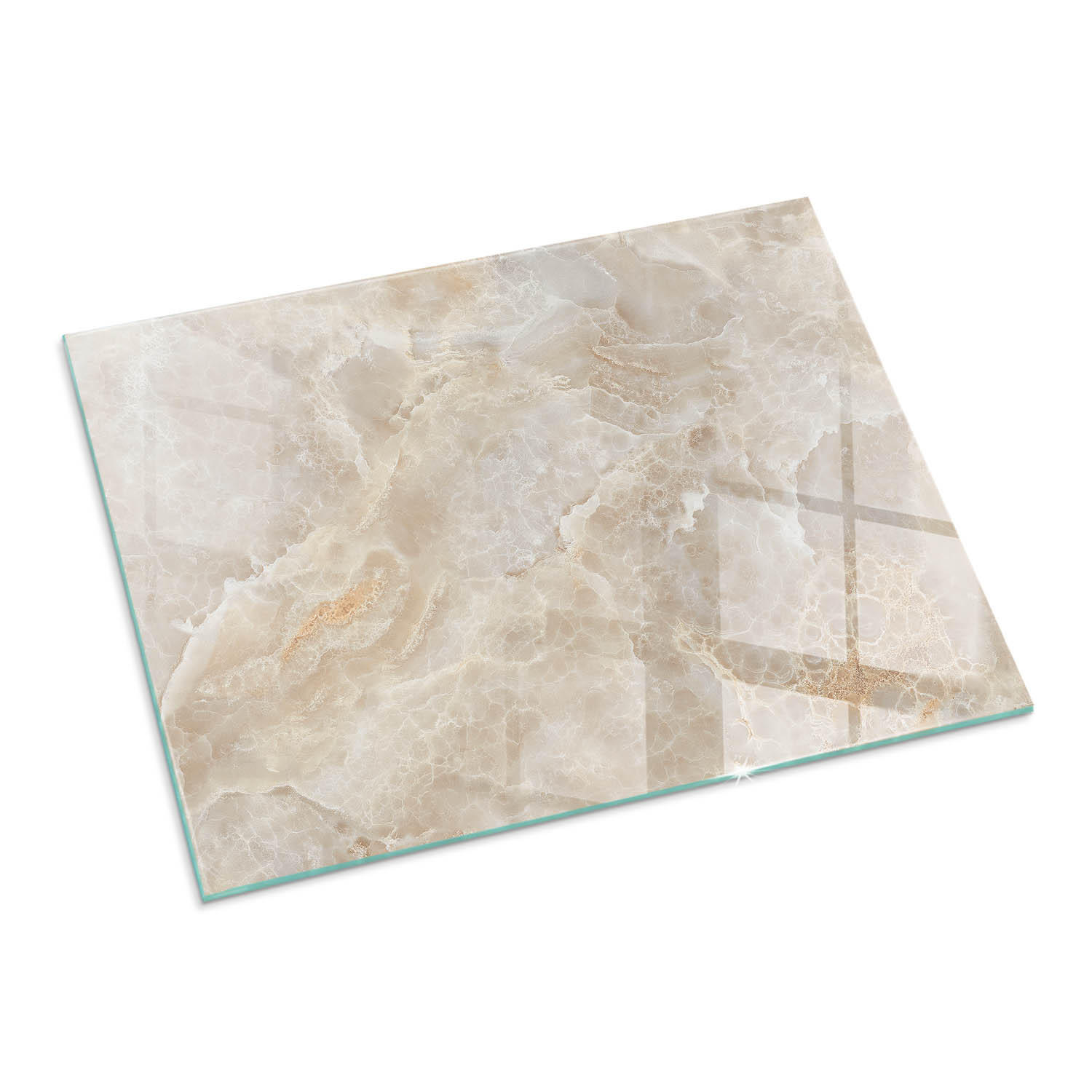 ArtPrintCave Glasplatte Beige 80x60x0.4 cm