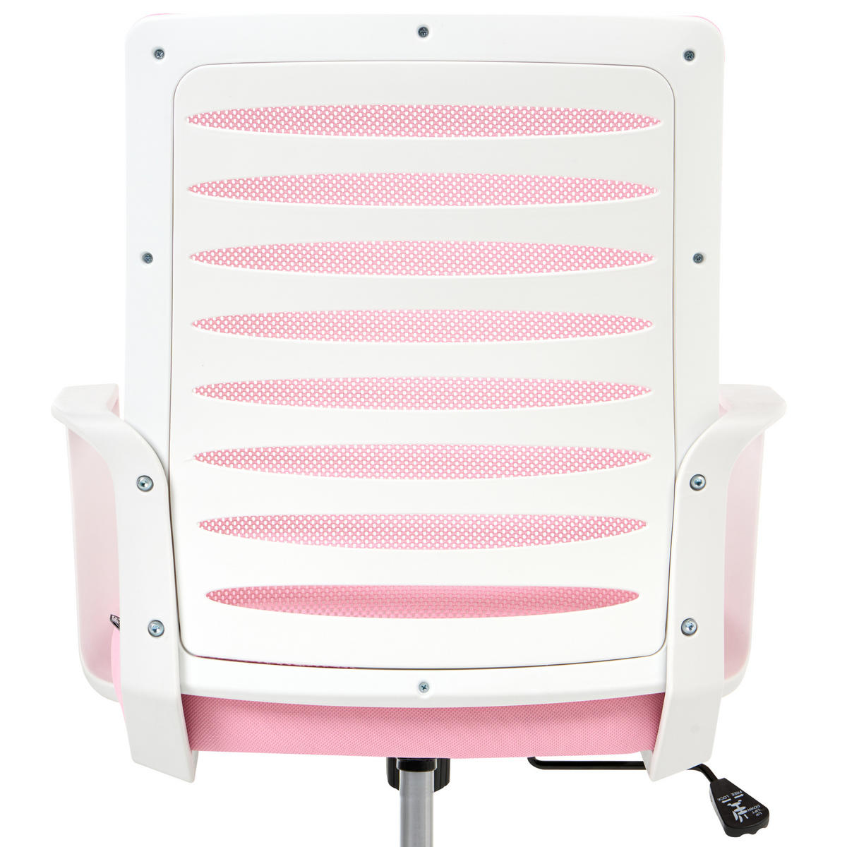 BÜROSTUHL Rosa Radiant - Pink, Textil (58/88/58cm) - Beliani