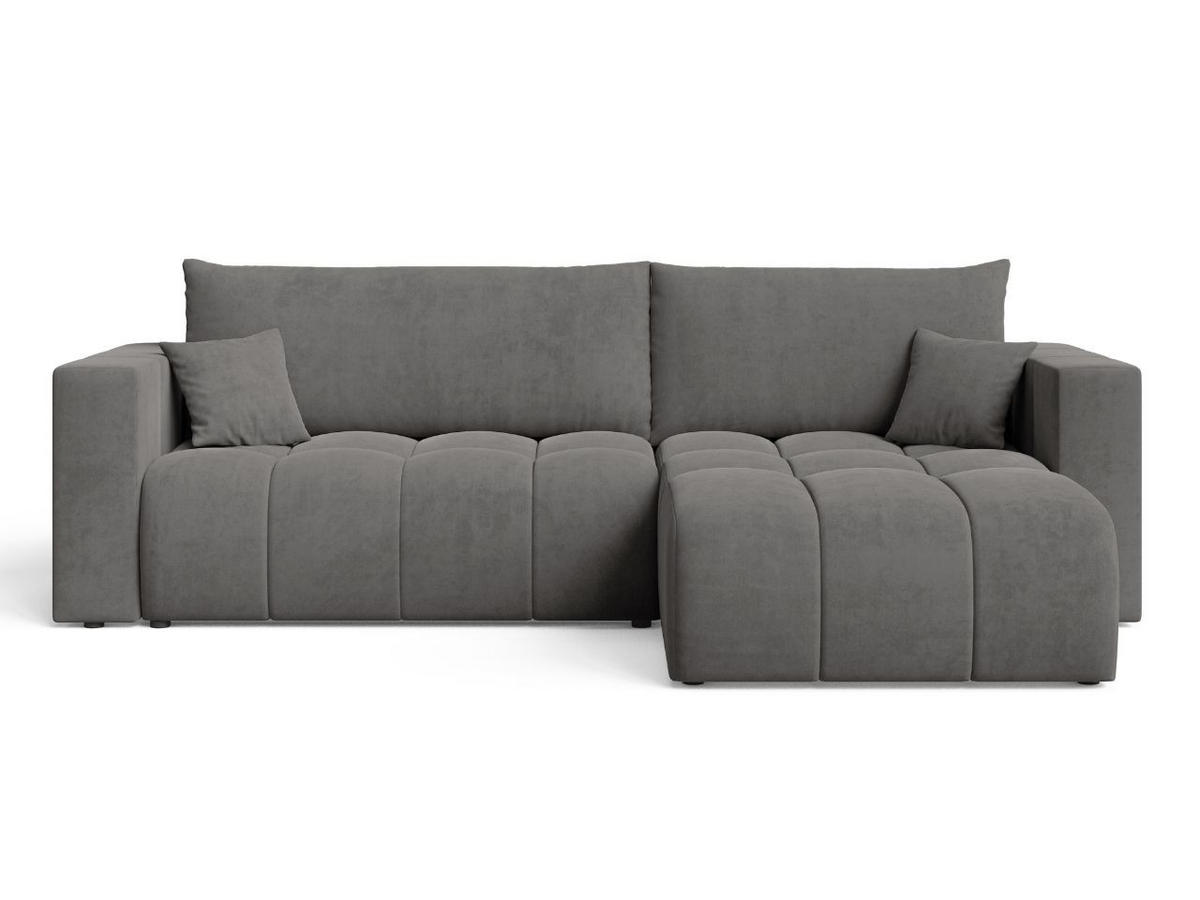 ECKSOFA Neva Dunkelgrau - Dunkelgrau, Holz/Textil (280/170cm) - Graingold