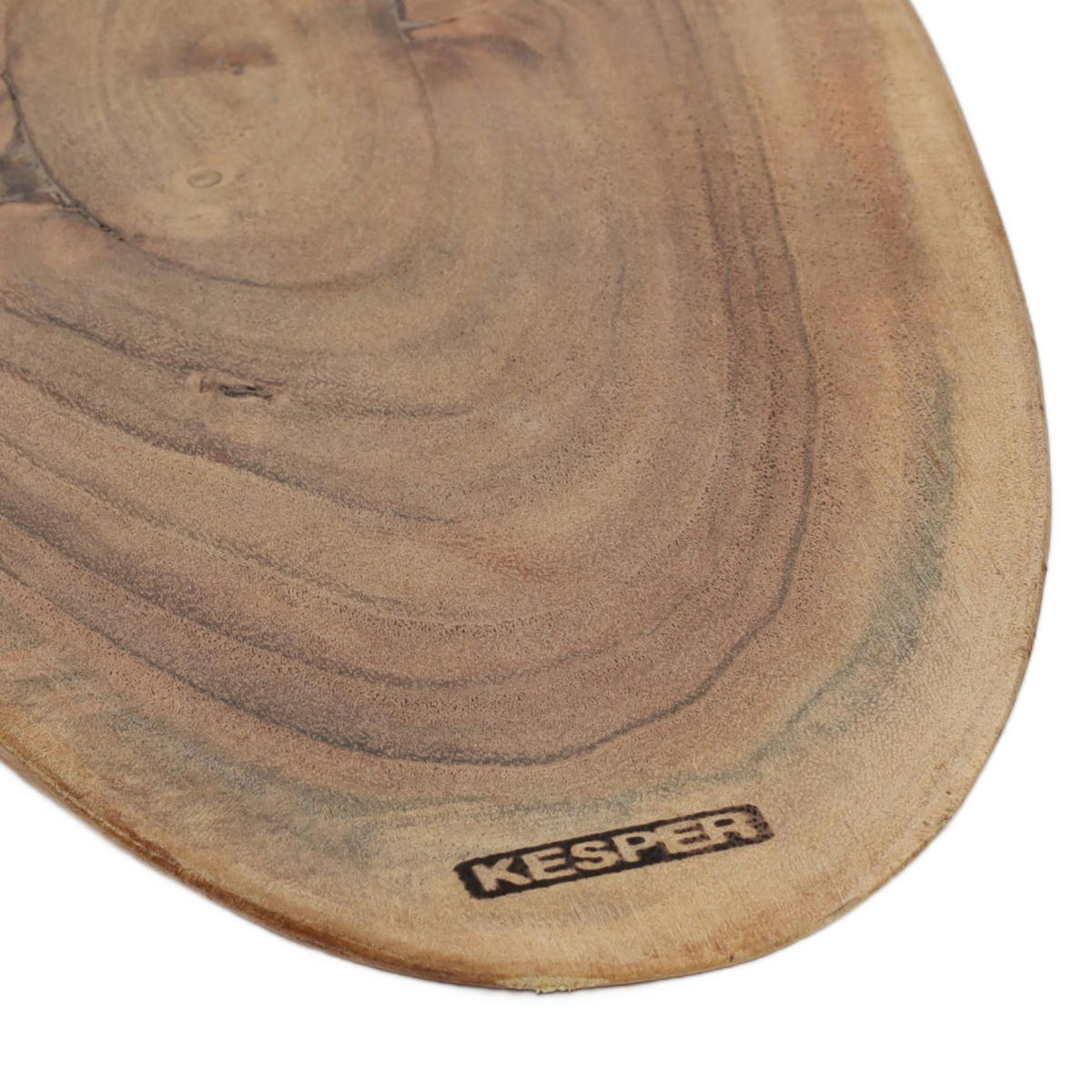 SCHNEIDEBRETT mit Griff 39/16,5/1,6 cm - Braun, Holz (16.5/39cm) - Kesper