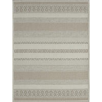 TEPPICH Flachgewebe ESERA Gestreift Polypropylen Beige 140 x 200 cm - Beige, Textil (140/200cm) - KADIMA DESIGN