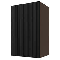 HÄNGESCHRANK Lamello W2/45 Schwarz Matt / Lava 45 / 32,5 / 72cm - Dunkelgrau/Schwarz, Holz/Holzwerkstoff (45/72/32.5cm) - Feldmann-Wohnen