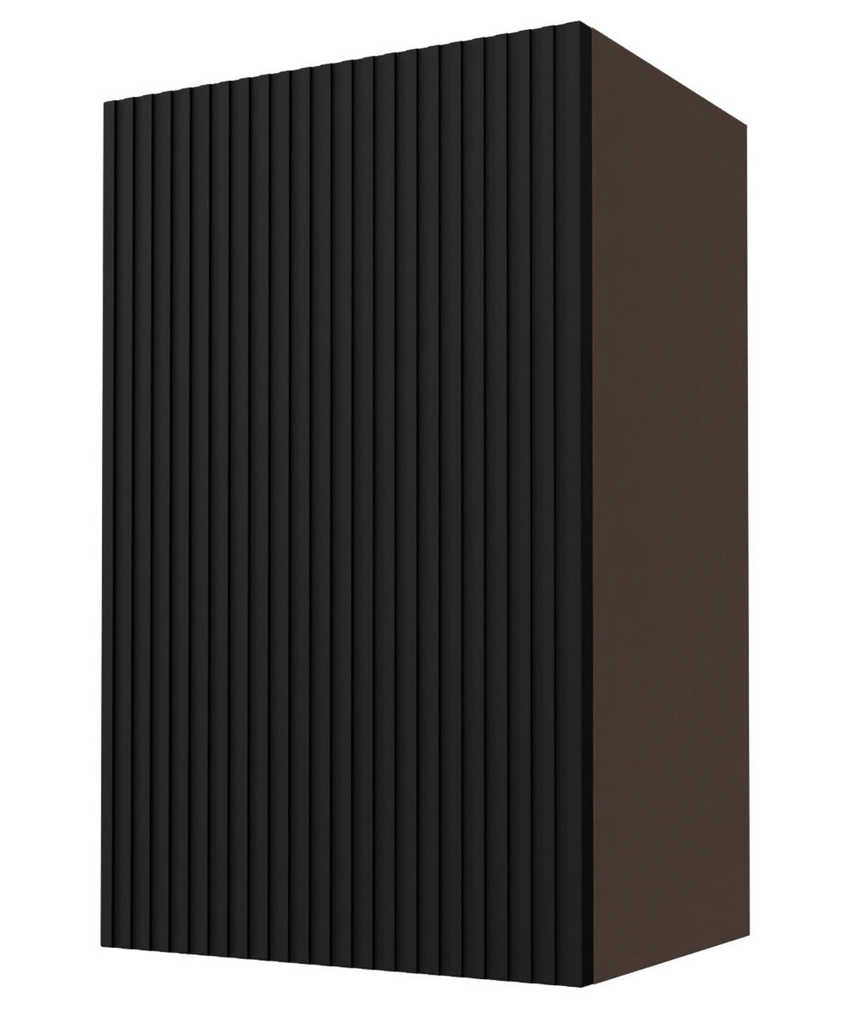 HÄNGESCHRANK Lamello W2/45 Schwarz Matt / Lava 45 / 32,5 / 72cm - Dunkelgrau/Schwarz, Holz/Holzwerkstoff (45/72/32.5cm) - Feldmann-Wohnen