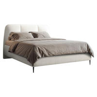 POLSTERBETT Oasis - Creme/Schwarz, Holz/Holzwerkstoff (180/200cm) - MIRJAN24