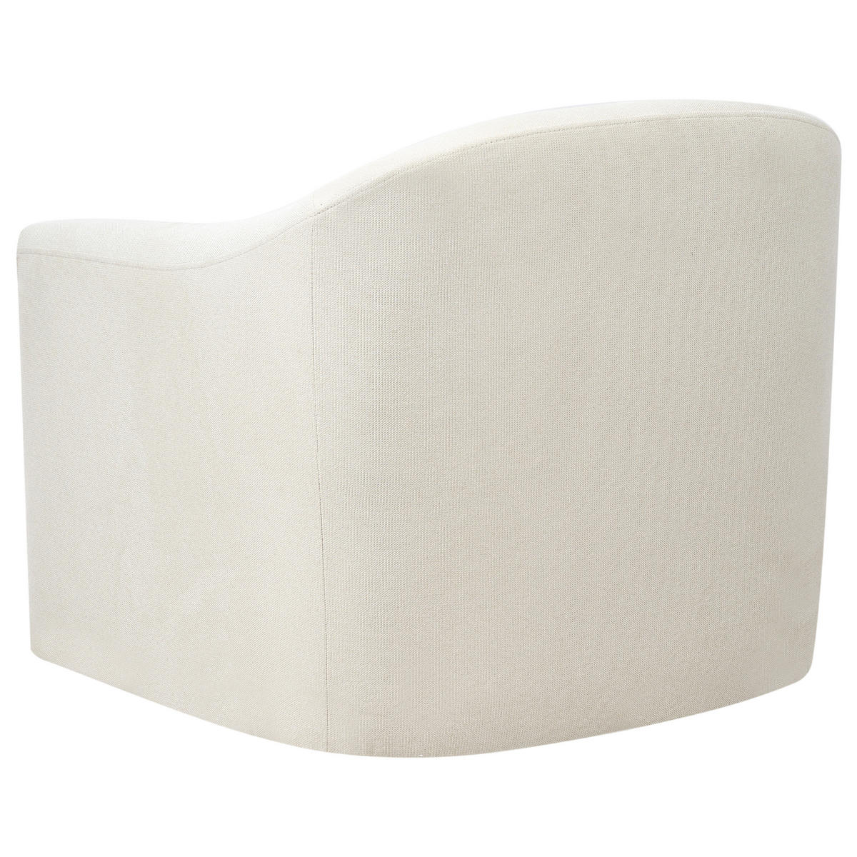 DREHSESSEL Stoff Hellbeige Magnor - Beige, Textil (76/74/73cm) - Beliani