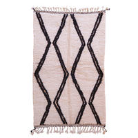 BERBERTEPPICH aus reiner Wolle 151x 243 cm - Beige, Naturmaterialien (151/243cm) - AFK Living