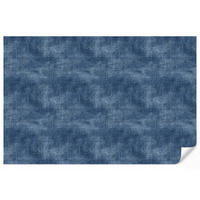 TAPETE - Leinen - Textur - Muster - Denim - Rustikal - 400x260 cm - Blau, Papier (400/260cm) - OnlyWow