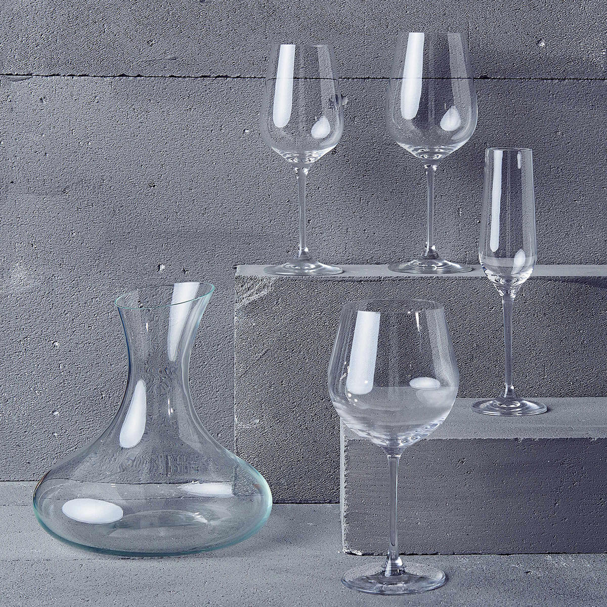 ROTWEINGLAS (6er Set) Santè - Transparent, Glas (0.48L) - Butlers