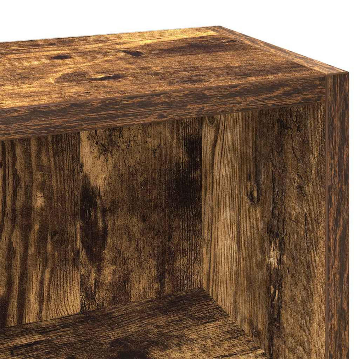 CD-REGALE 2 STK. RÄUCHEREICHE 21X16X93,5 CM HOLZWERKSTOFF - Braun, Holz (16/93.5/21cm) - vidaXL